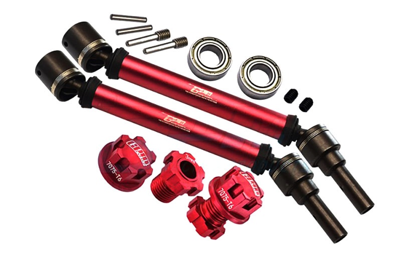 GPM Stahl CVD gehärtet mit Aluwelle Set v/h rot (2) TRX WideMAXX TXMS143F/RSNR