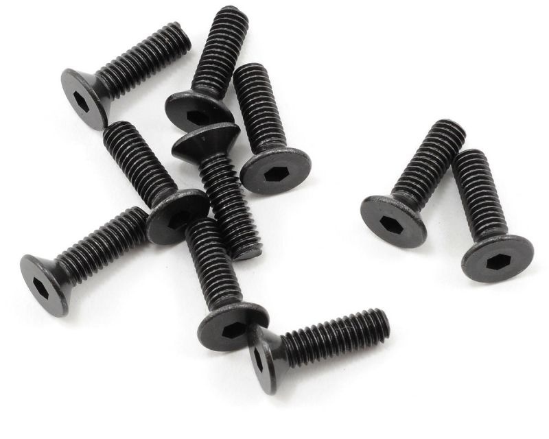 ProTek RC 4x14mm High Strength Flachkopfschrauben (10)  PTK-H-2304