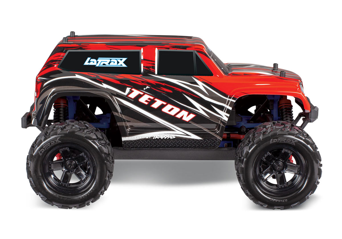 LaTrax TETON 4x4 Rot X RTR +Akku/12V-Lader Monster Truck 76054-1