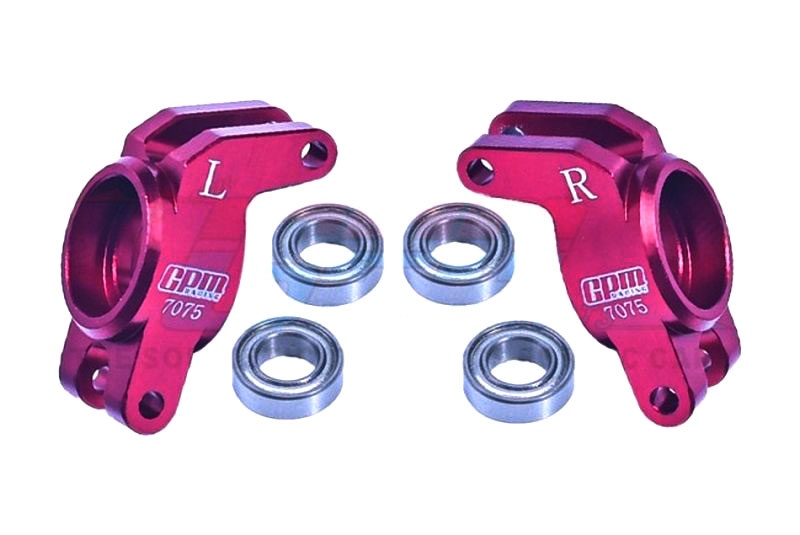 GPM Radträger 7075-T6 Aluminium hinten mit Lager rot für ARRMA 1/18 Granite 4WD MGG022R