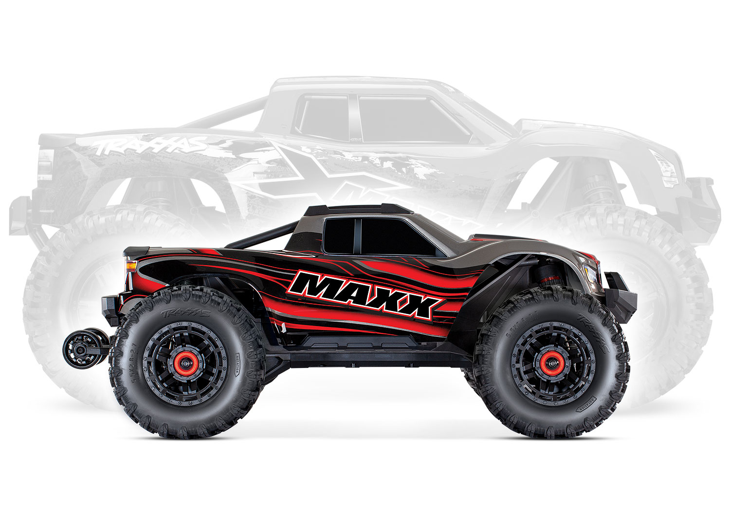 Traxxas Wide MAXX 4x4 Rot RTR VXL-4S Brushless Monstertruck ohne Akku/Lader 89086-4 - Abbildung 5