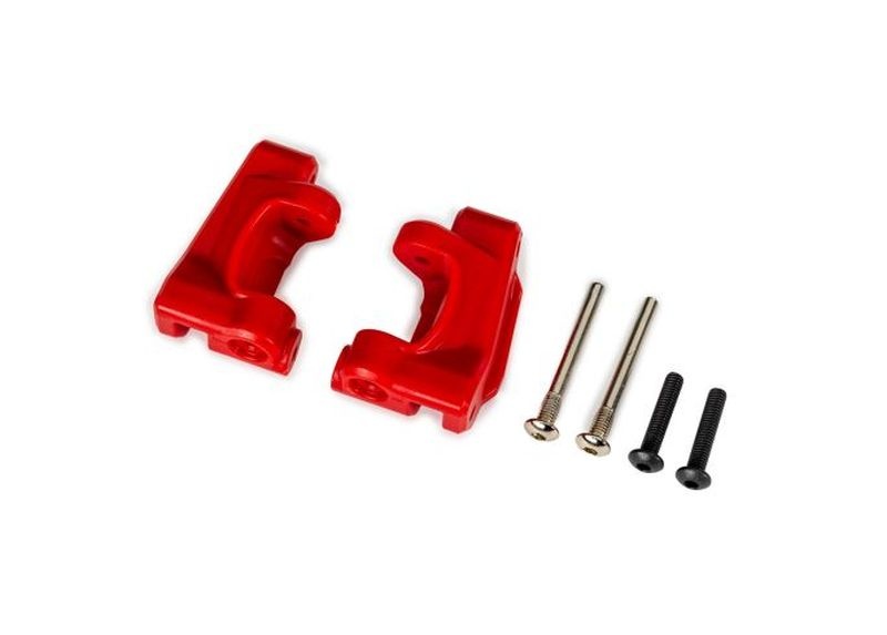 Traxxas Caster-Blocks HD l/r rot für TRX9180 & TRX9181 2WD Rustler, Slash, Stampede 9136-RED