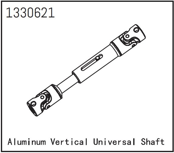 Absima Gelenkwelle aus Aluminium vertikal  - Yucatan 1330621