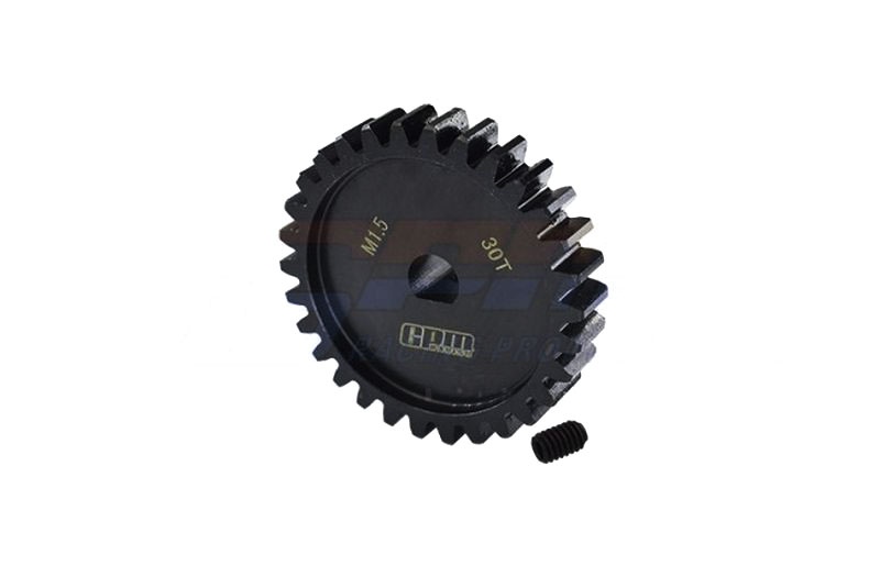 GPM Motorritzel 40CR Stahl 30Z (M1.5) für X-Maxx, XRT für 8mm Welle TXM030TSBK