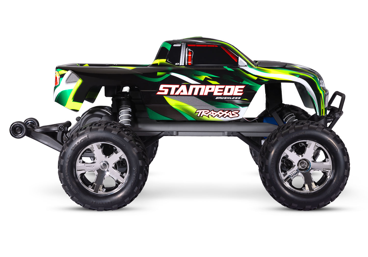 Traxxas Stampede BL-2S Grün 1/10 2WD Brushless Monster Truck ARTR 36354-4 - Abbildung 3