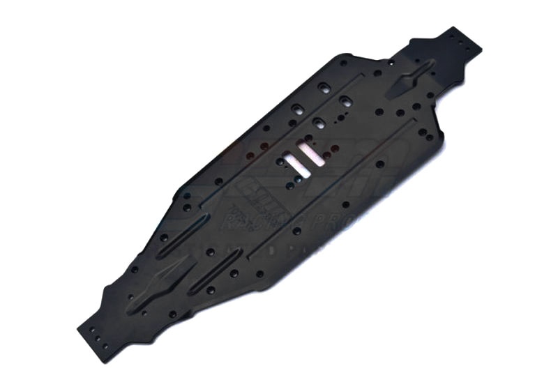 GPM ALUMINUM 7075-T6 CHASSIS PLATE Traxxas SLEDGE schwarz