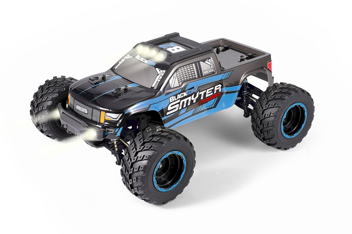 BLACKZON Smyter MT Turbo 1/12 4WD 3S Brushless Monster Truck Blau 540252 - Abbildung 3