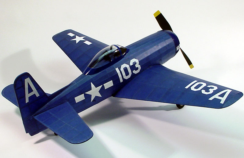 Dumas F8F-2 Bearcat Balsabausatz 309