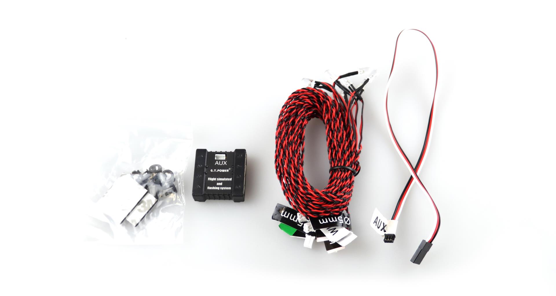 Amewi LED Flugzeug Lichtsystem mit Kontrolleinheit 28966