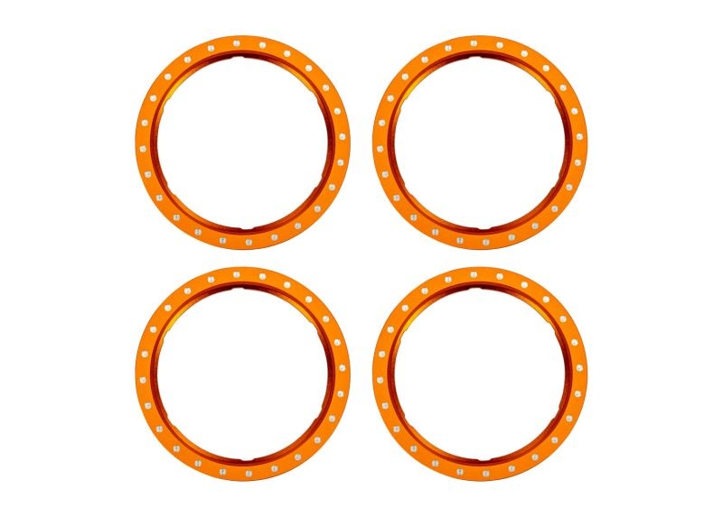 Traxxas Pro Scale Beadlock Ringe Aluminium orange (4)  10276-ORNG