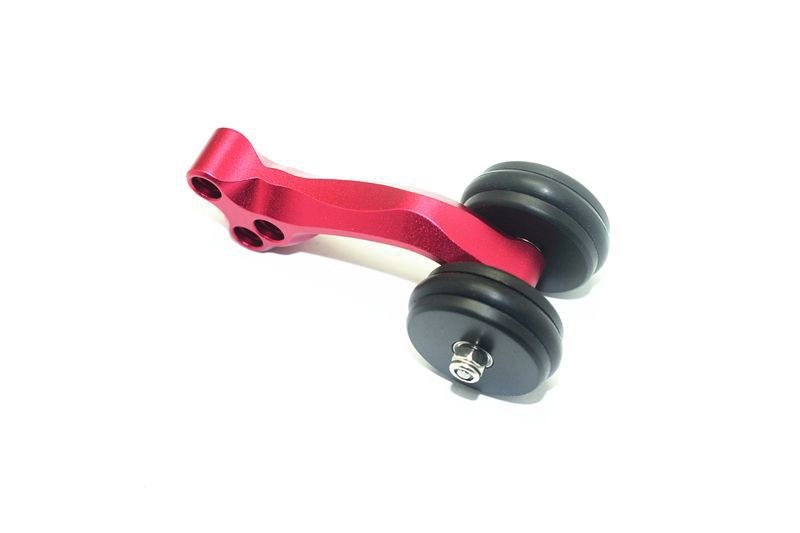 GPM Alu Wheelie Bar eloxiert rot Traxxas 1/16 E-Revo
