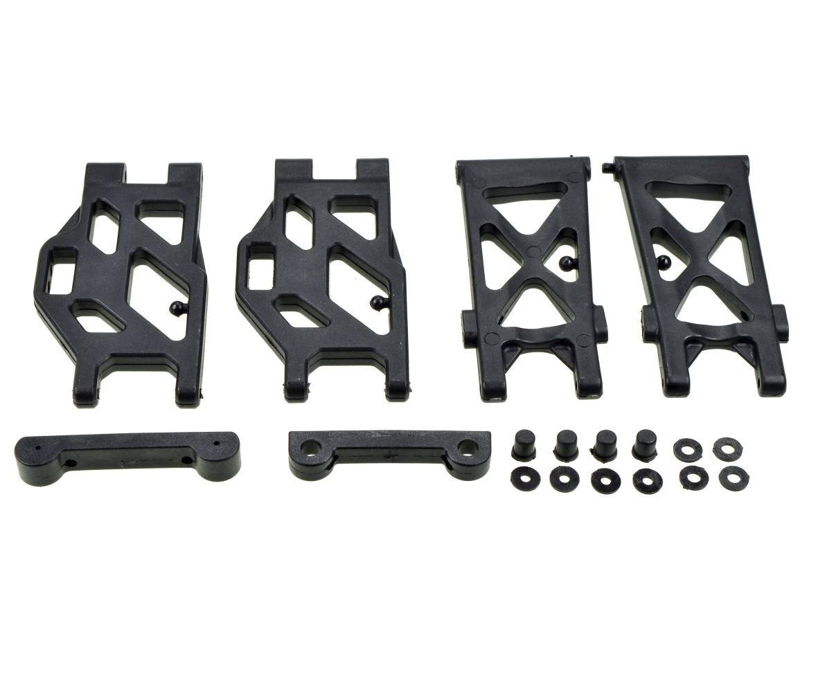 Carson 05351 X10EB Querlenker Set + Halter, vo/hinten 500405351