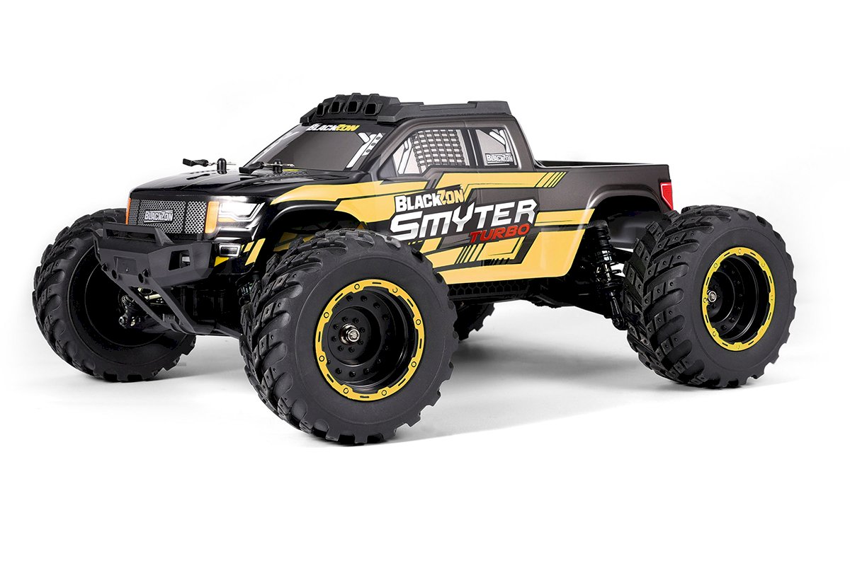 BLACKZON Smyter MT Turbo 1/12 4WD 3S Brushless Monster Truck Gelb 540253 - Abbildung 1