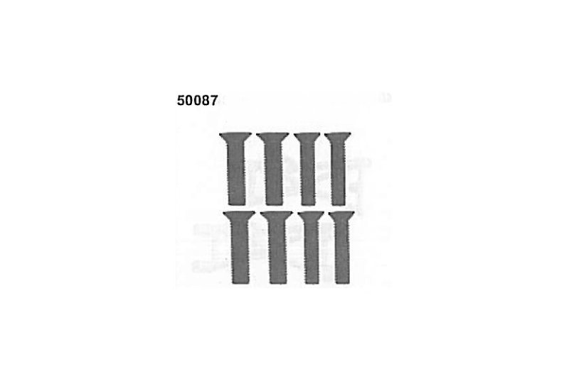 ET 50087 Senkkopfschrauben M4x25 8 Stück (Pitbull-X) - Abbildung 1