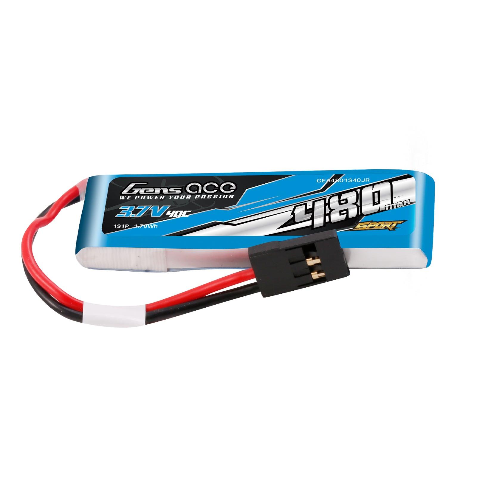 Gens Ace 480mAh 1S 3.7V 40C Lipo Akku ( F3K ) GEA4801S40JR