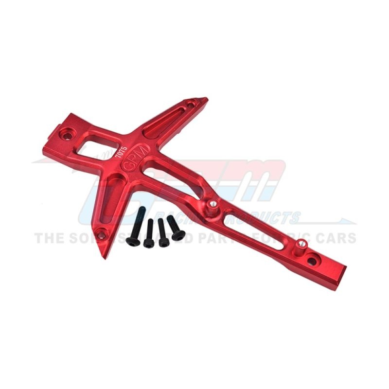 GPM Aluminium Chassis Oberdeck vorn rot TRX Maxx, Maxx Slash TXMS048CNR