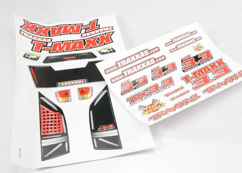 Traxxas DECAL SHEETS, T-MAXX 3.3 (LONG 4920X