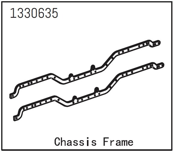 Absima Chassisrahmen - Yucatan 1330635