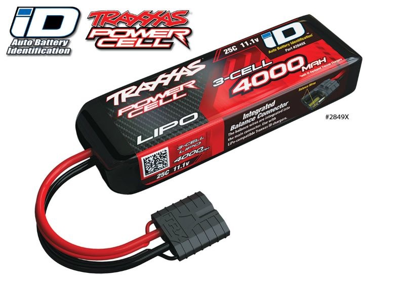 Traxxas Lipo Akku 3S 4000mAh 11,1V 3-Zellen 25C 2849X - Abbildung 1