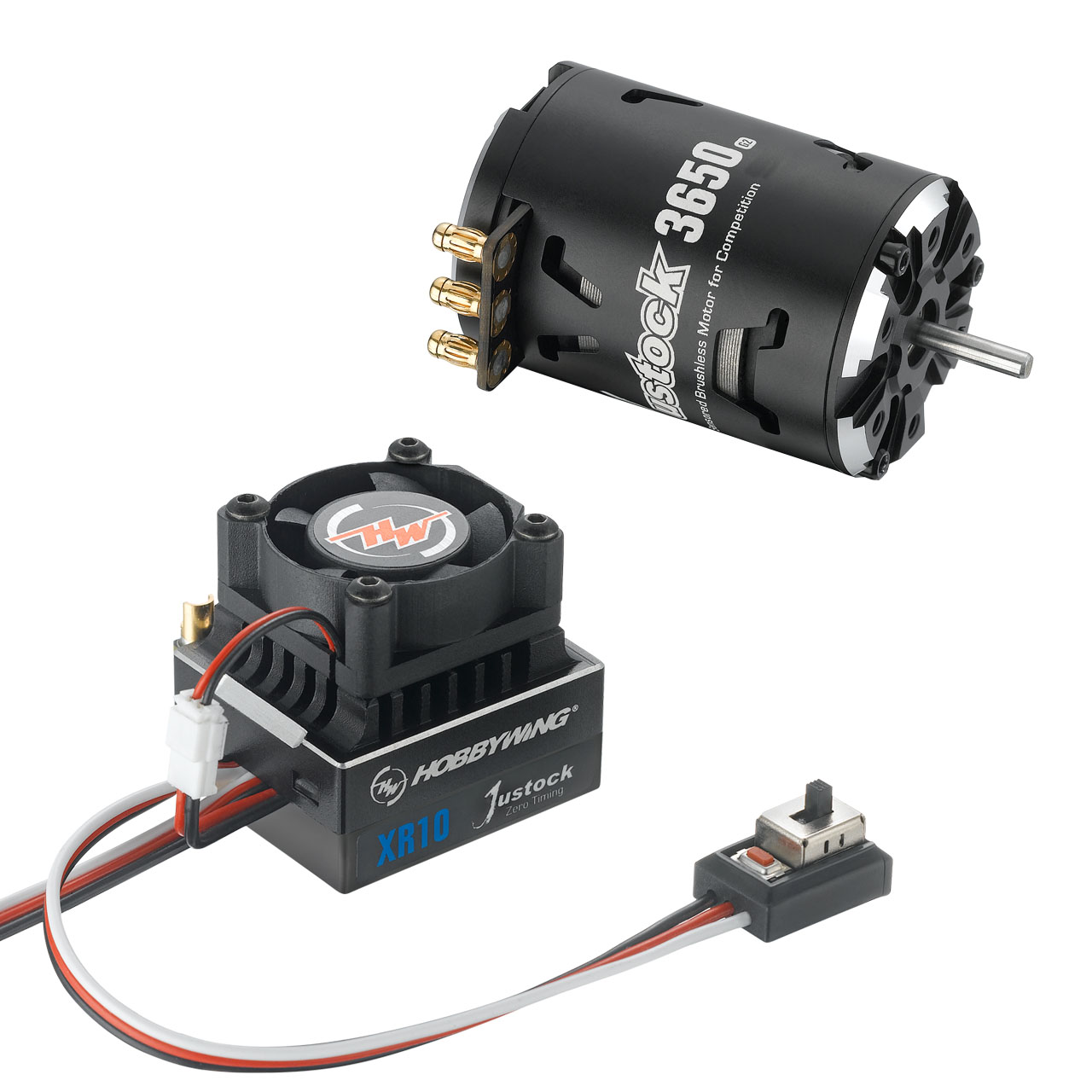 Hobbywing Xerun Justock Brushless Combo 25 Turn 1550kV für Crawler - Abbildung 1