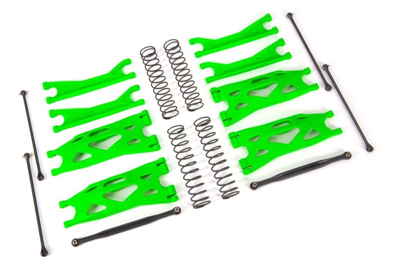 Traxxas Wide-X-Maxx-Kit grün Querlenker, Spurstangen, Wellen +Fed 7895G