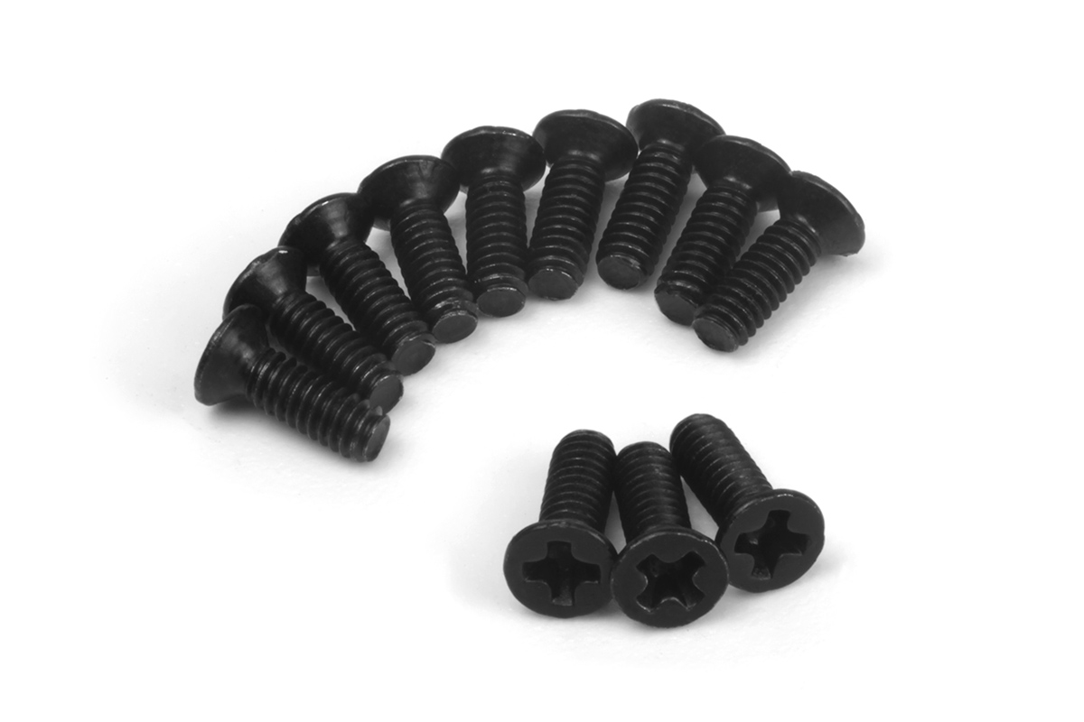 Blackzon Senkkopfschrauben 2×5mm (12St.) 540461