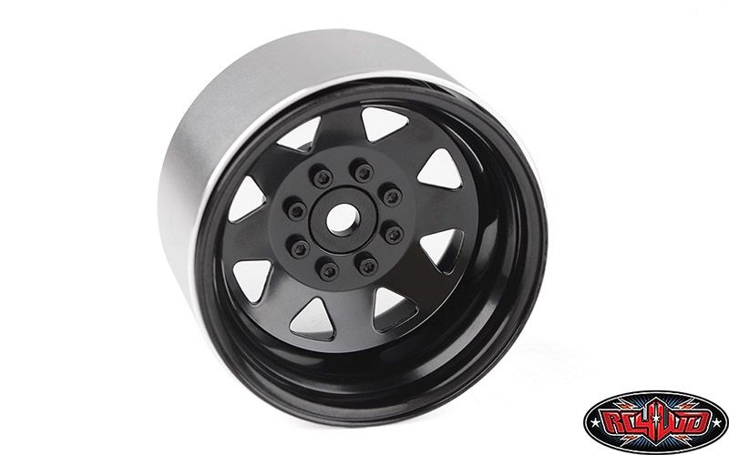 RC4WD 8 Lug Deep Dish Wagon 1.9 Steel Stamped BL-Felgen schw. (4) Z-W0084
