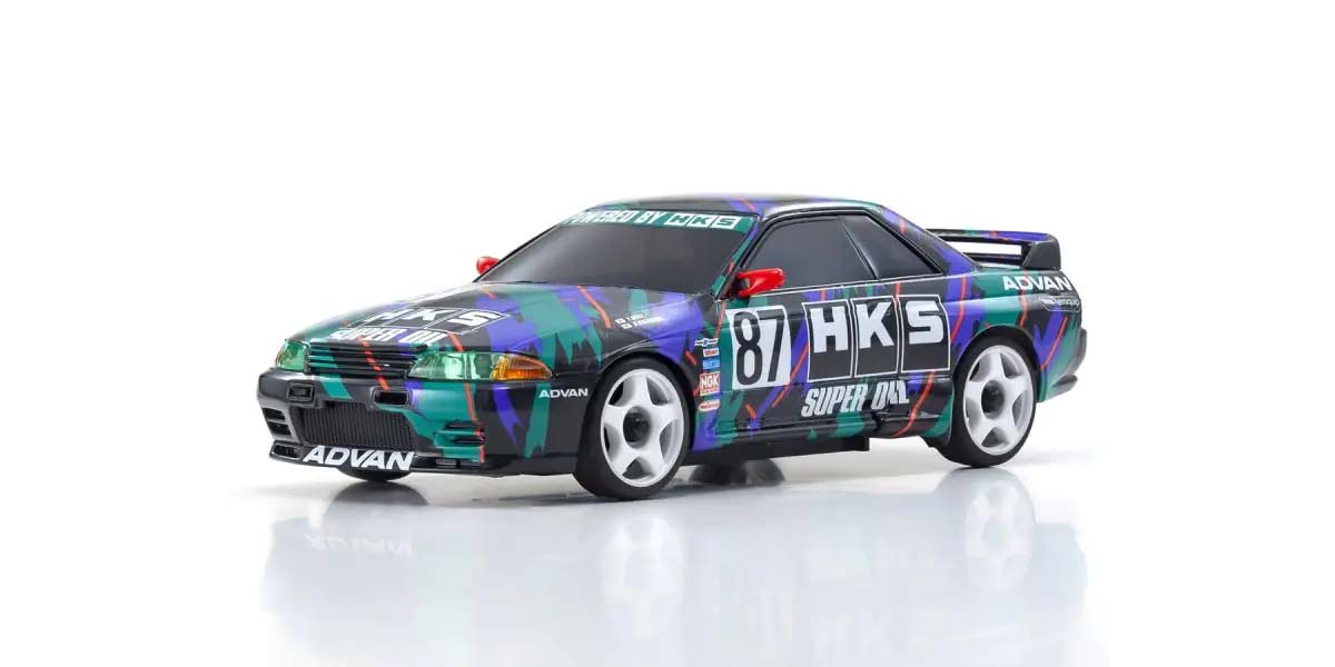 Kyosho Mini-Z AWD Nissan Skyline GT-R R32 1993 HKS #87 (MA020-KT531P) 32652HK - Abbildung 1