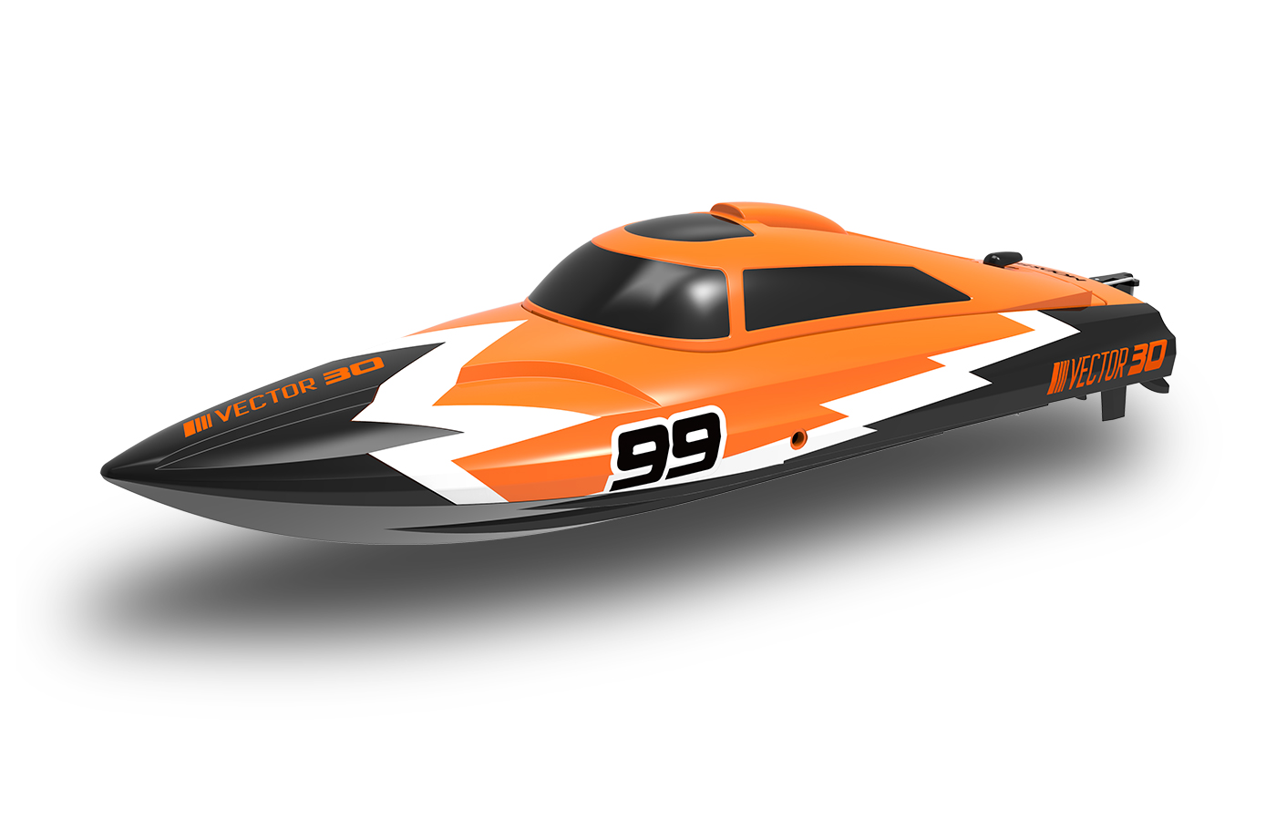Modster Vector SR30 Rennboot Elektro Brushed 2S RTR orange MD10015