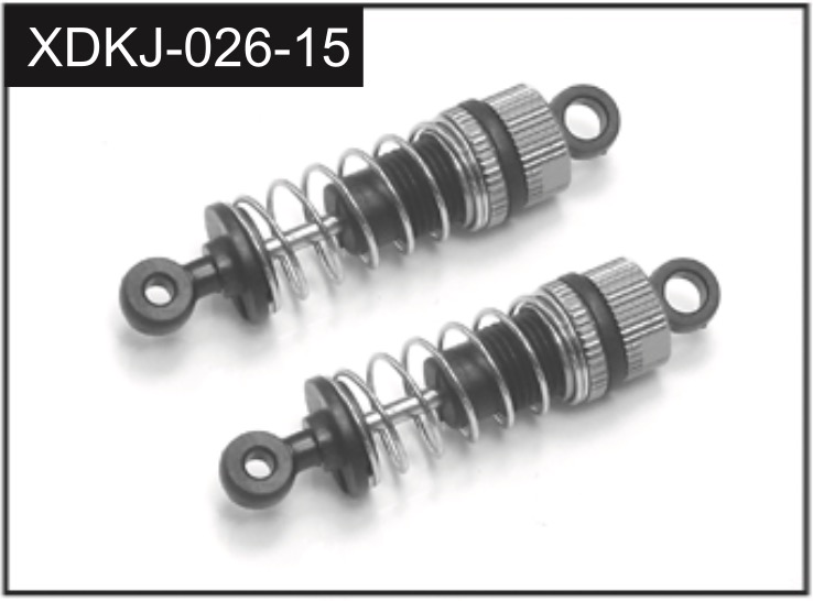 Absima Shock Absorber (2) orange J-026-15 orange