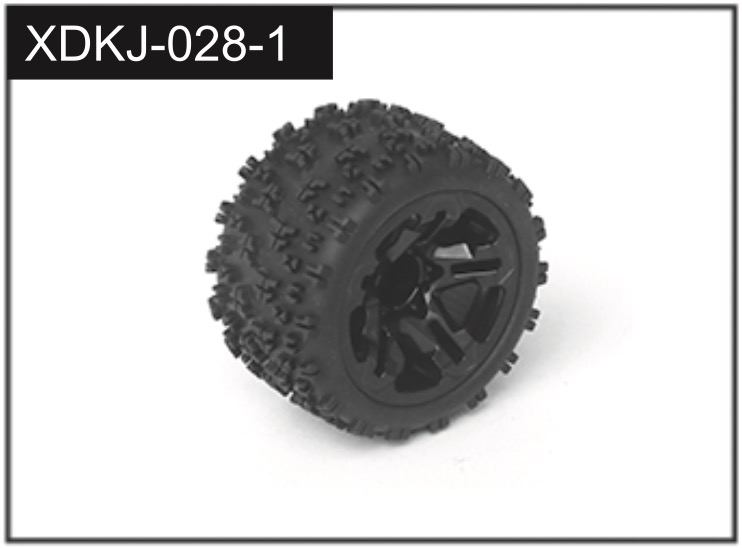 Absima Spare Wheel (2 pcs.) Rapid black J-028-1