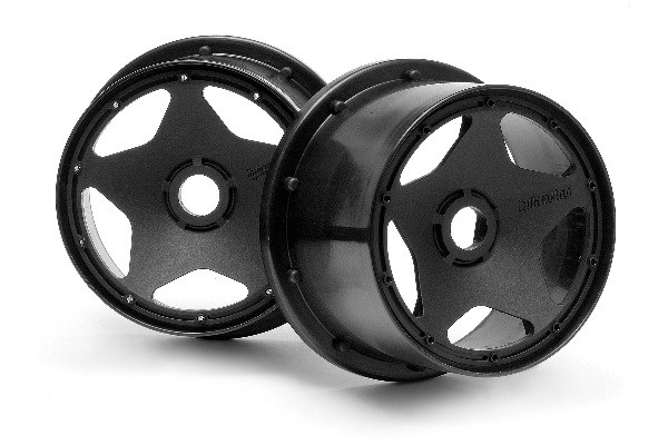 HPI Super Star Felge schwarz (120X75mm/2St) 3226