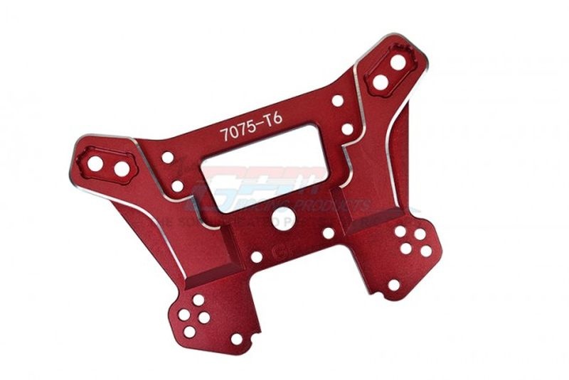GPM Aluminium 7075-T6 Dämpferbrücke vorne rot GPM Traxxas Sledge SLE028R