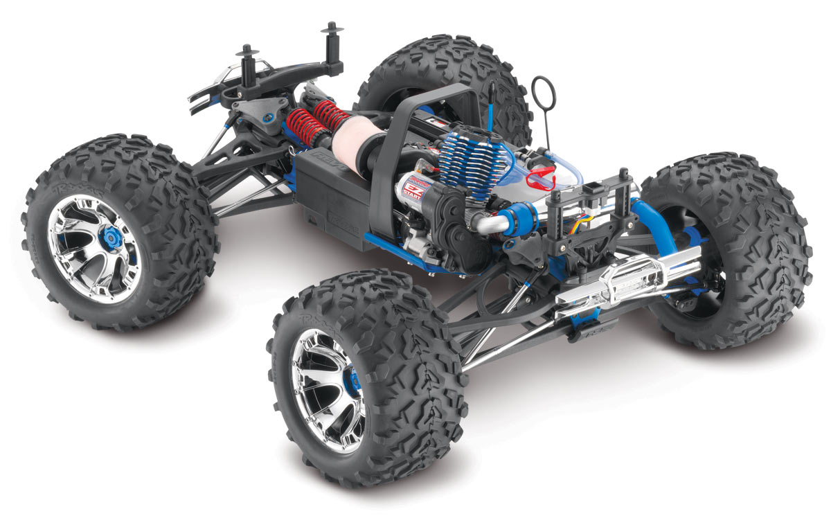 Traxxas Revo Blau RTR 3.3R TQ-Wireless +12V-Lader Verbrenner Monstertruck 53097-3 - Abbildung 7