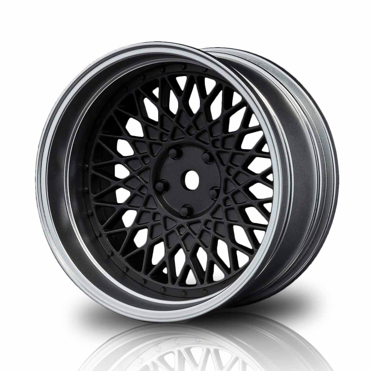 102087FBK Drift Felge 501 Silbermatt-Schwarzmatt Offset verstellbar (4