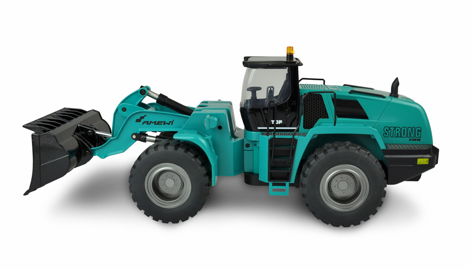 Amewi Radlader G485E SE Petrol 1:14, Teilmetall RTR, Sound, Licht, 10-Kanal 22538 - Abbildung 3