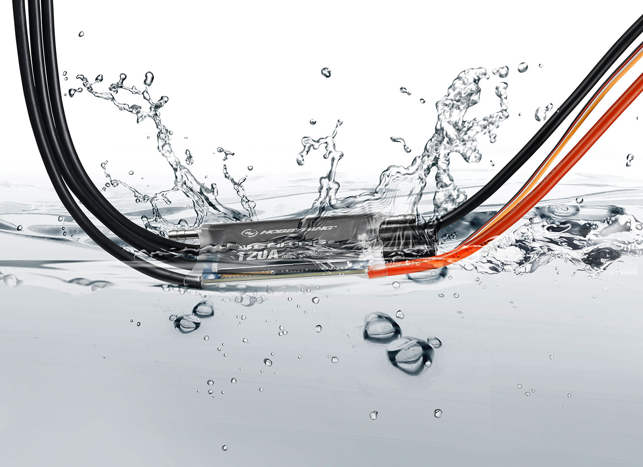 Hobbywing Seaking Pro 120A Pro 2-6S ESC Brushless Boot Regler 4A BEC 30302361