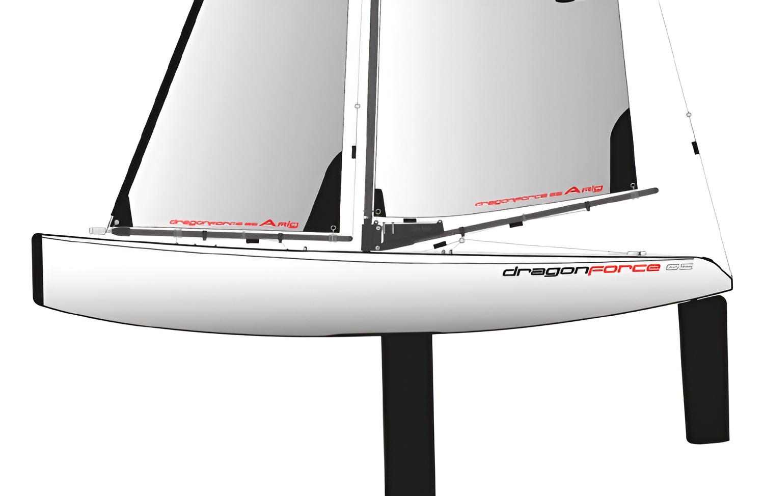 Joysway Dragon Force 65 V7 PNP Segelboot ohne RC-Anlage 8815AV7 - Abbildung 3