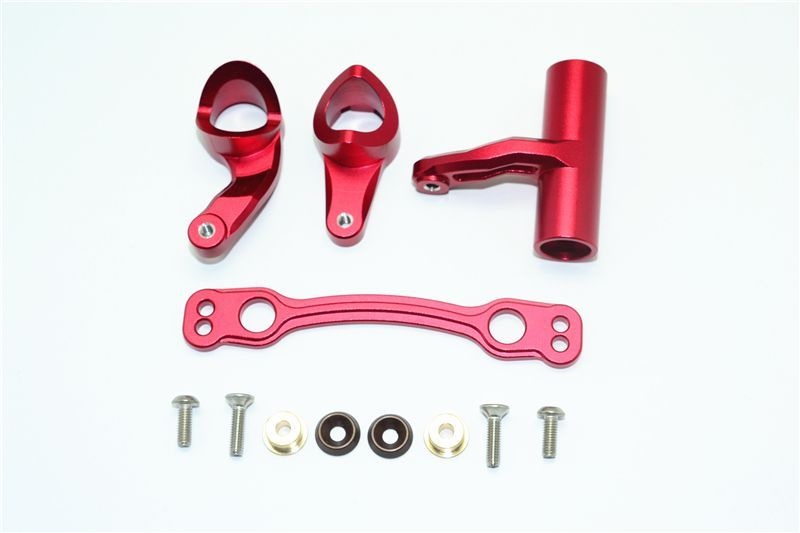 GPM Alu Lenkungs-Set rot ARRMA Kraton, Talion, Typhon, Senton, Outcas, Firetet 6s MAK048R