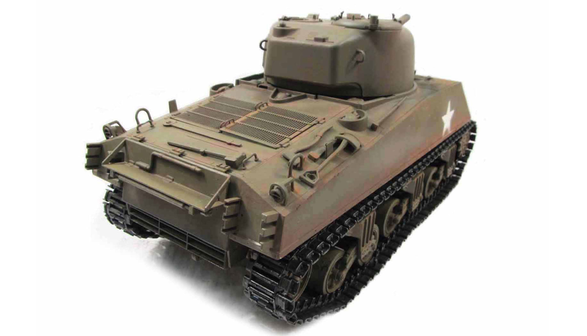 Amewi M4A3 Sherman Professional Line III Metal Panzer Army Green RTR Sound/Schuss 23084 - Abbildung 3