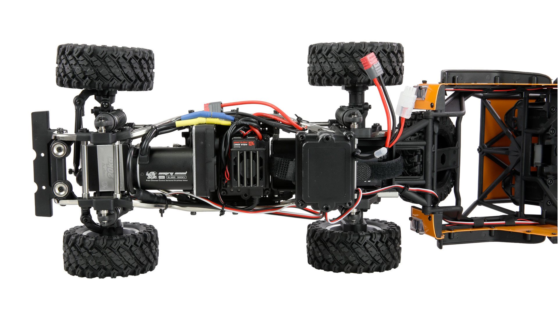 MJX Hyper GO 1/12 SC+ Scale Crawler Brushless FOC 1:12 RTR gelb 22702 - Abbildung 7