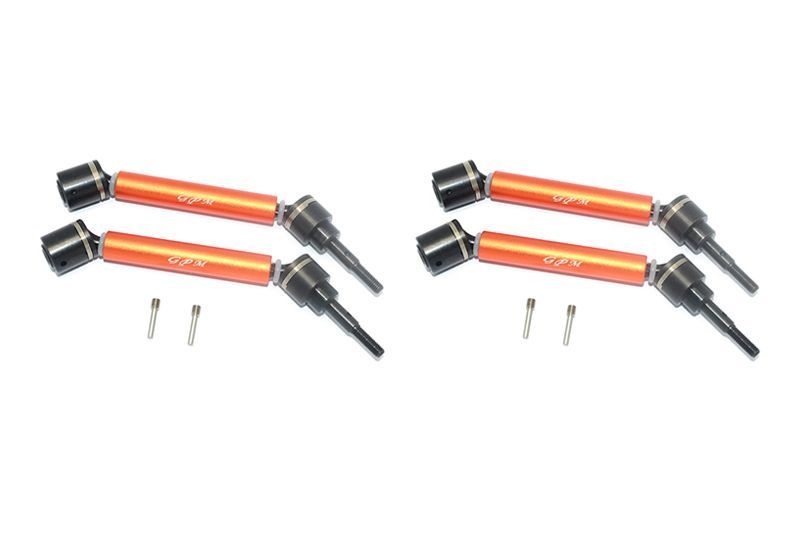 GPM Stahl CVD gehärtet mit Aluwelle v/h orange (4 Stk.) Traxxas MAXX