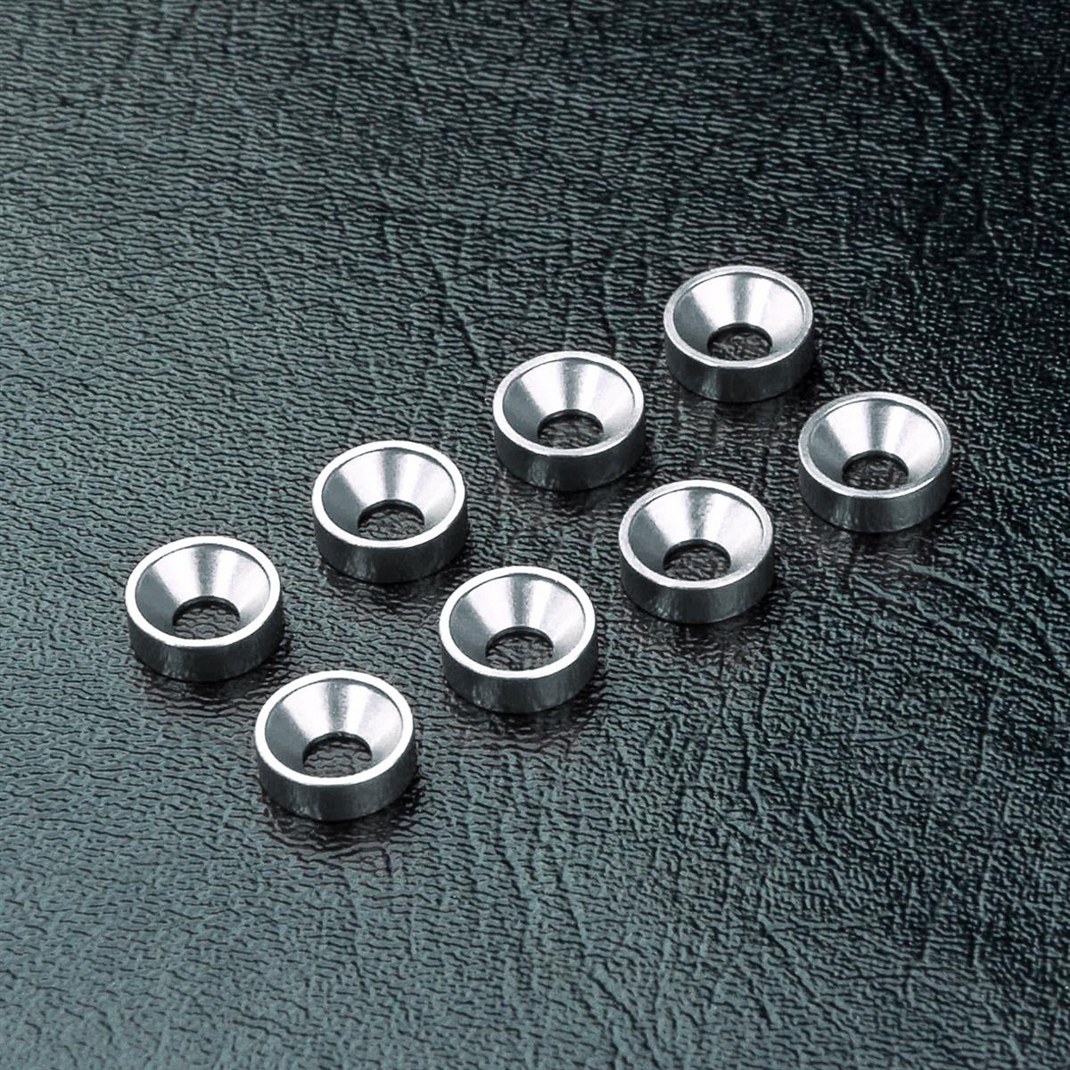 820102S Unterlegscheibe für Senkkopf Alu silber (8 Stück)