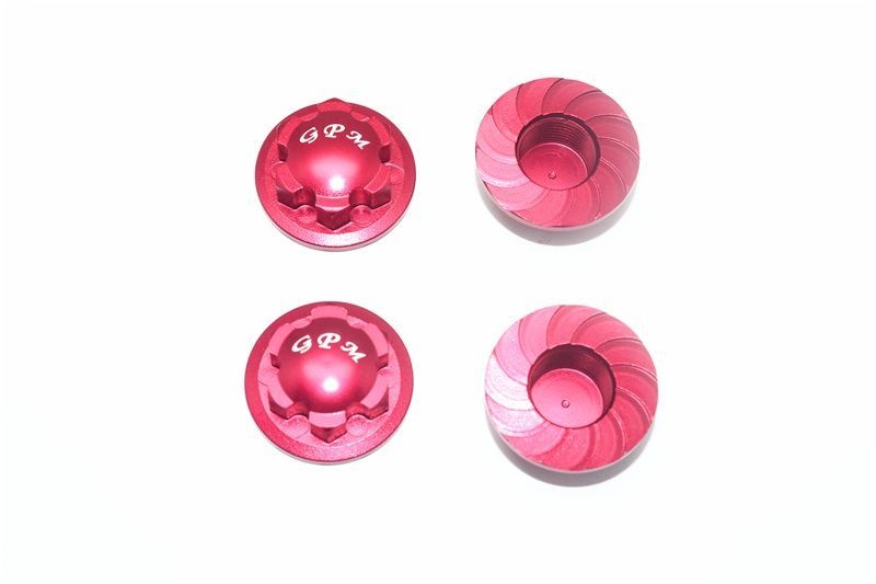 GPM Alu Radnabenabdeckung rot ARRMA Kraton, Talion, Typhon, Senton, Outcast, Notor. 6S MAK005R