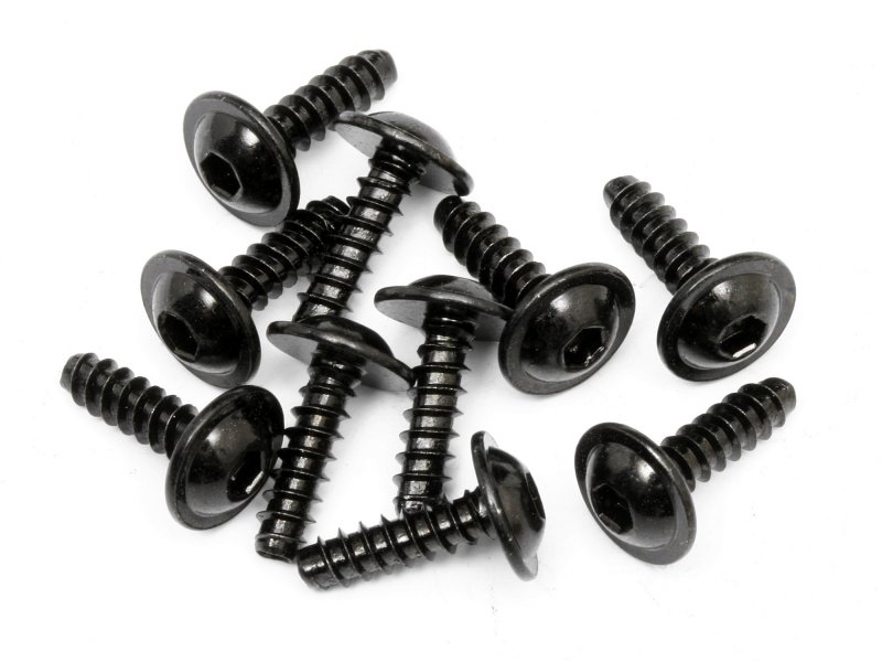 HPI Schneidschraube mit Flansch M3x10mm (10St) Z562 - Abbildung 1