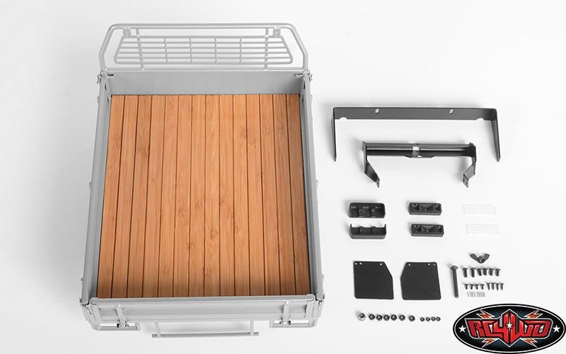 Kober Rear Bed w/Tire Holder & Mud Flaps for RC4WD TF2 VVV-C0460