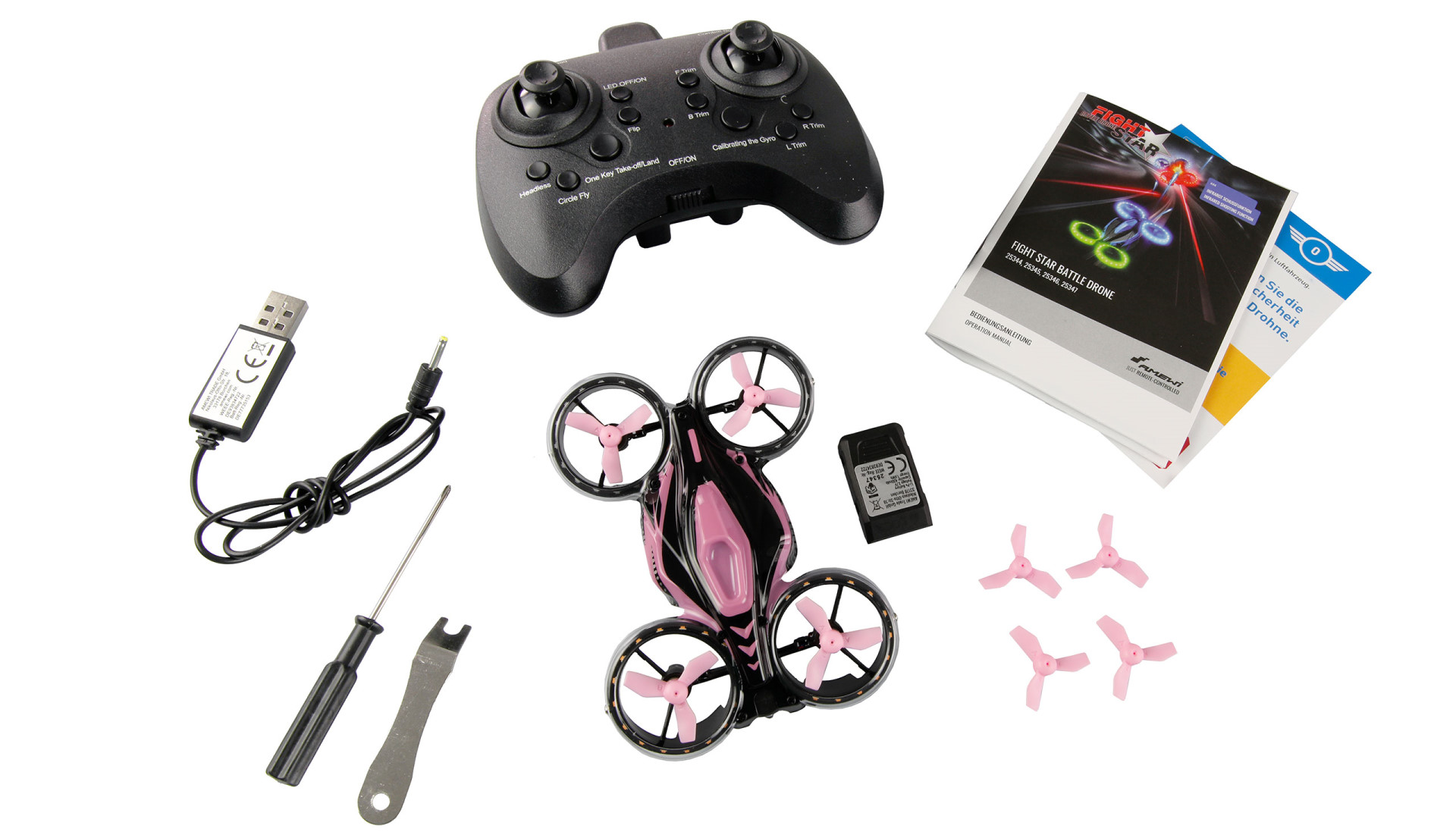 Amewi FightStar Battle Drone RTF pink 25347 - Abbildung 3