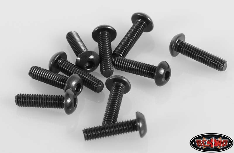 RC4WD Steel Button Head Cap Screws M2.5 x 10mm (10) Z-S0916