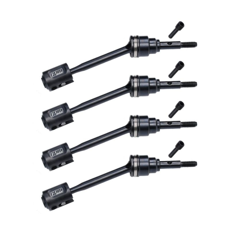 GPM Carbon-Stahl Antriebswellen v/h schwarz (4) TRX MiniMaxx TXMM050FRSBK - Abbildung 1