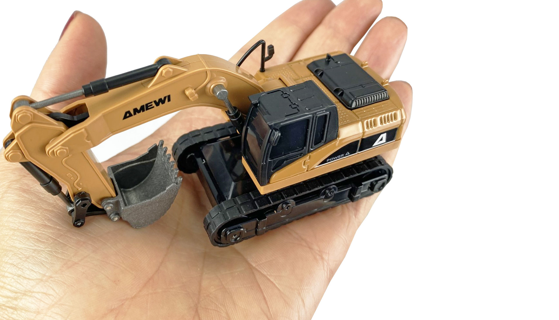 Amewi Mini-Bagger aus Metall proportional 8-Kanal 1:64 RTR 22744 - Abbildung 2